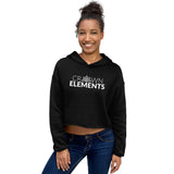 CROWN ELEMENTS CROP HOODIE