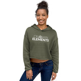 CROWN ELEMENTS CROP HOODIE