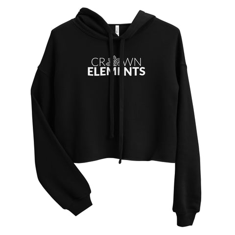 CROWN ELEMENTS CROP HOODIE